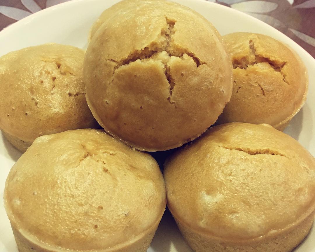 少糖无油的红糖发糕终于成功啦！的做法