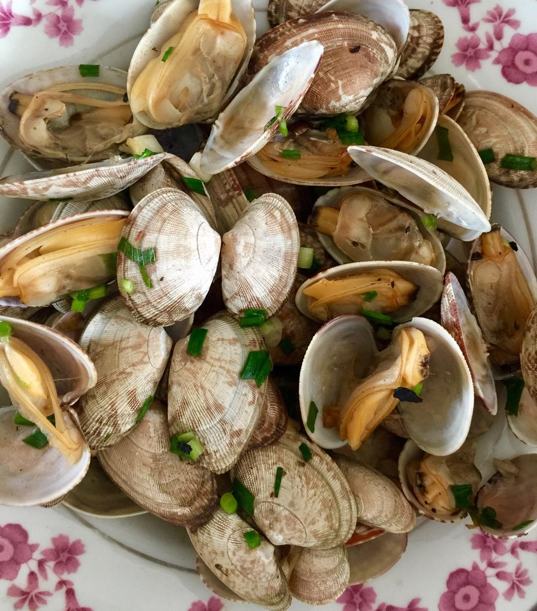 3分钟快手菜——葱炒蛤蜊