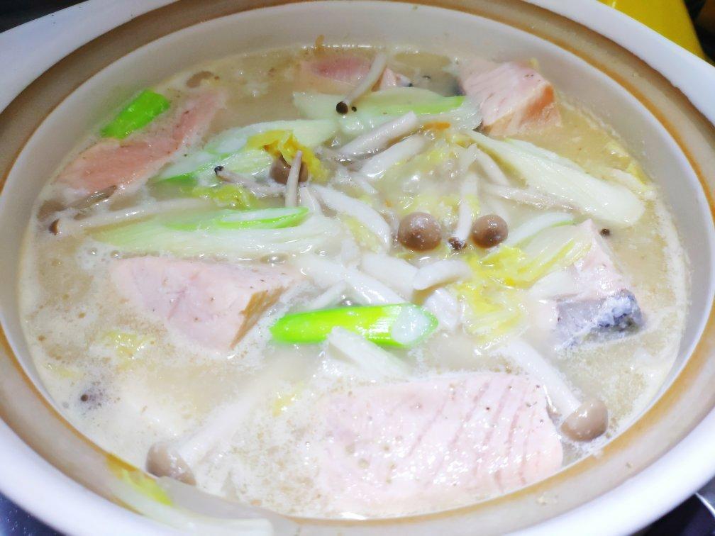 三文鱼酒粕汤