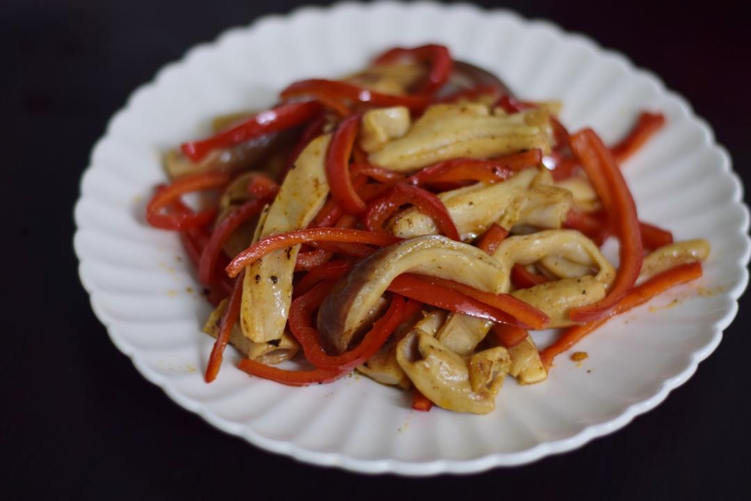 红椒炒猪肚