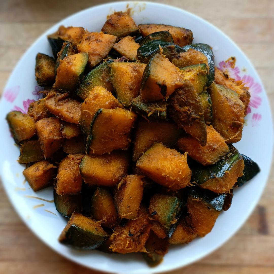 炒贝贝南瓜【超级快手下饭】