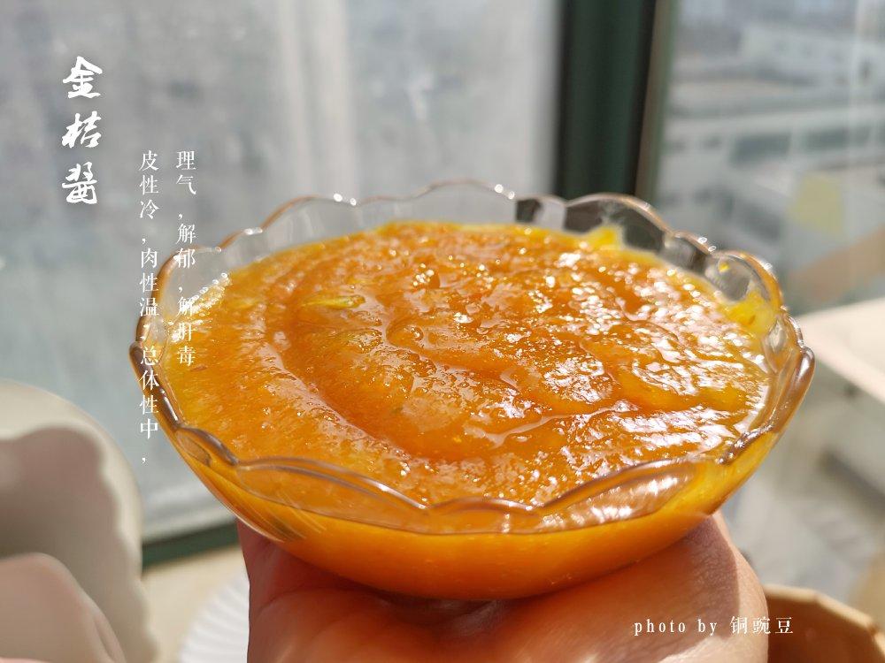 金桔酱润肺止咳化痰疗效好。金桔酱。