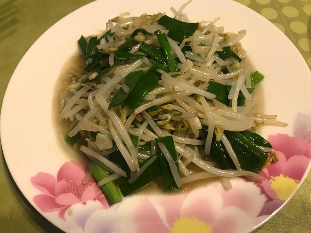 清炒豆芽