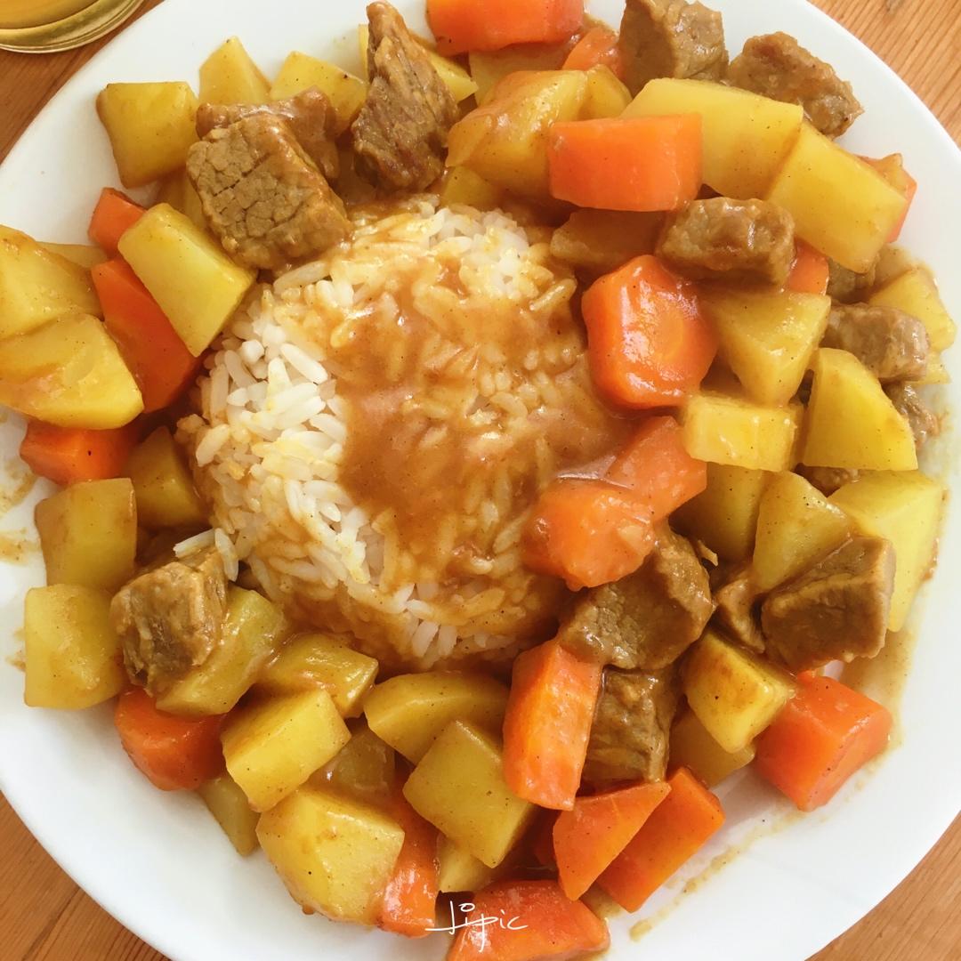咖喱牛肉(零失败)