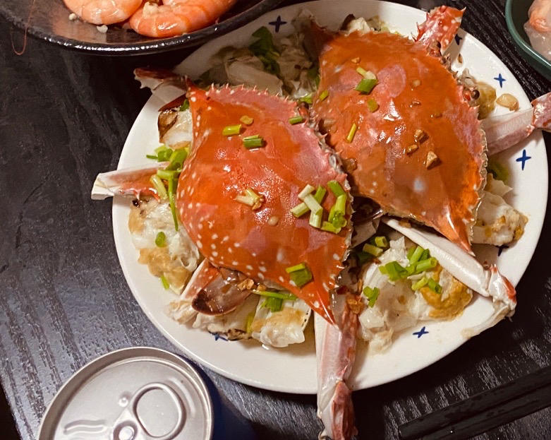 年夜饭大菜之 蒜蓉粉丝蒸红膏梭子蟹大家快来跟我学一下超详细的步骤