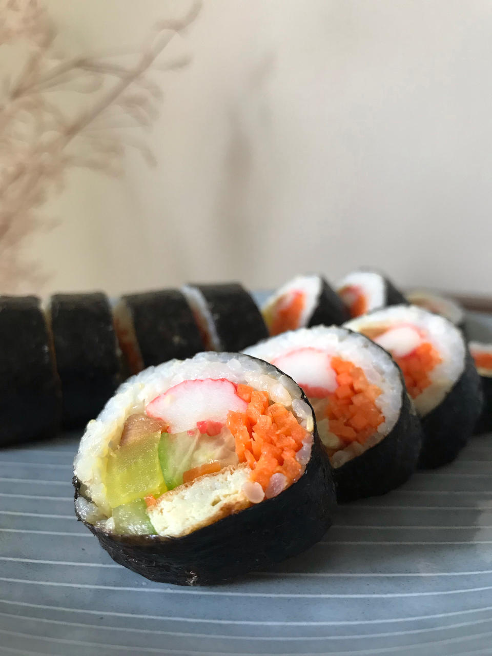 高颜值的紫菜包饭