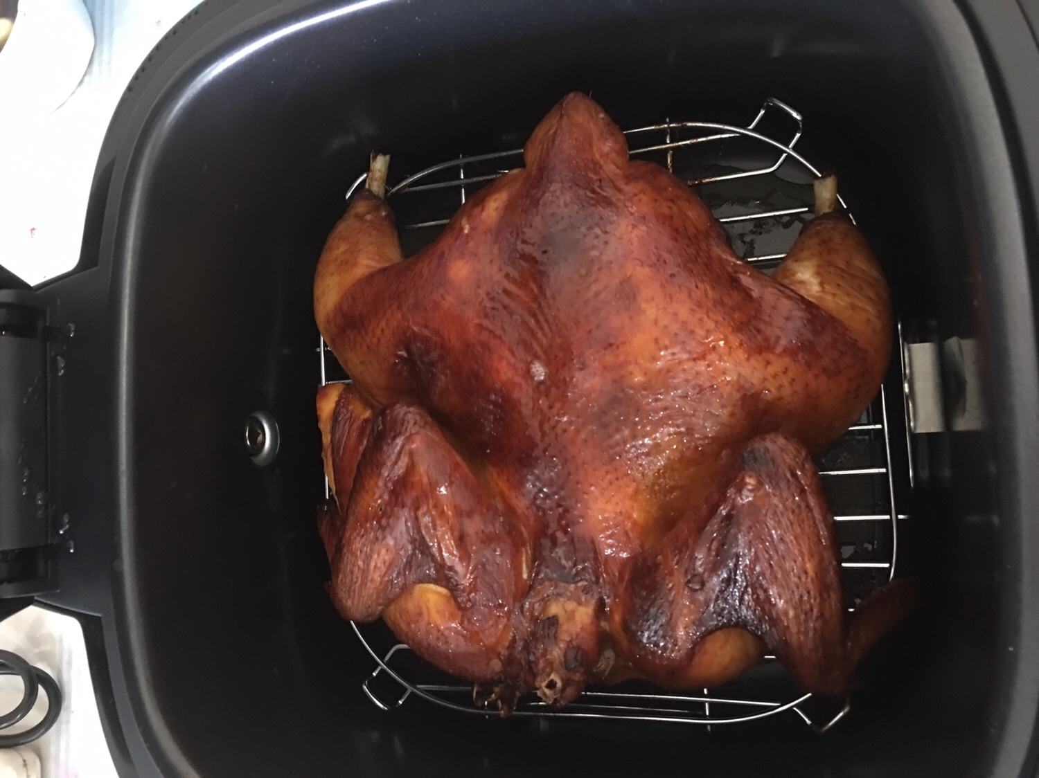 烤出一大碗鸡油的空气炸锅烤鸡的做法