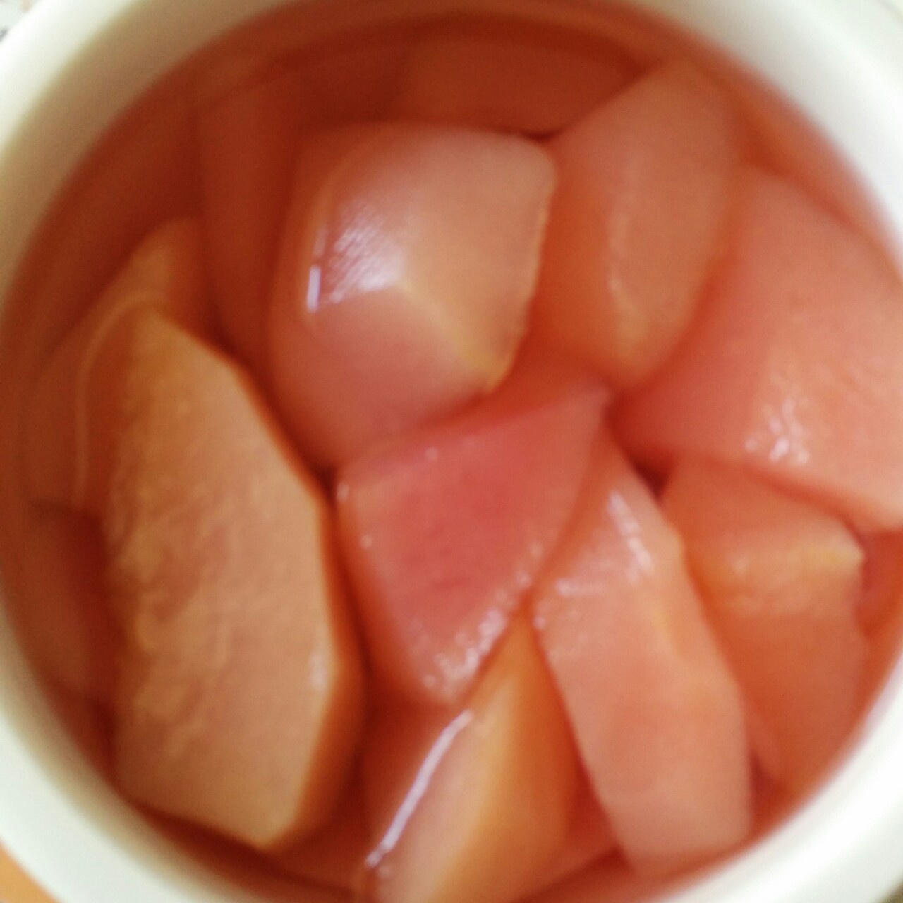 糖水蜜桃罐头