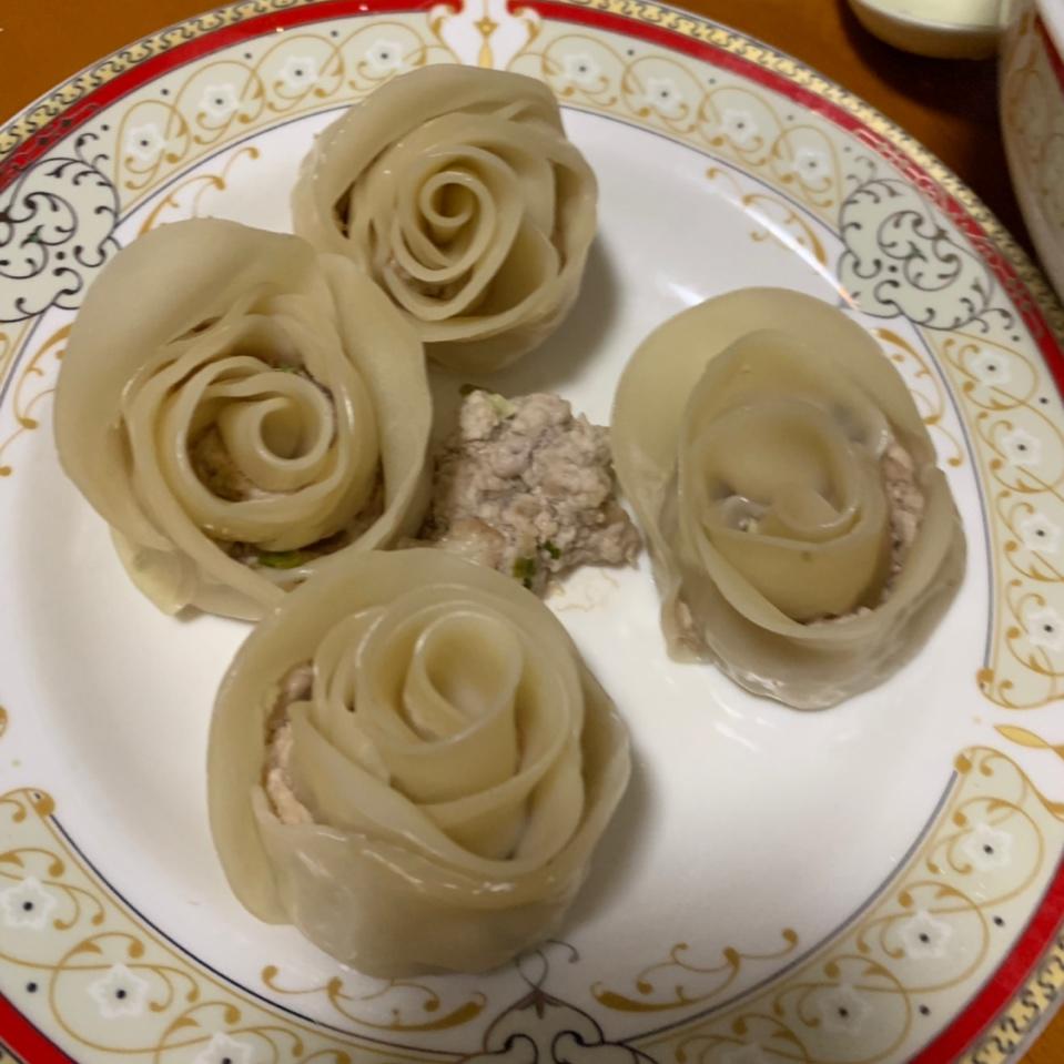 玫瑰花饺子