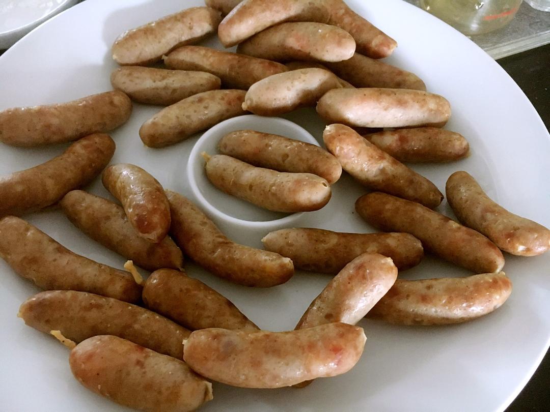 自制黑椒风味脆皮肠--多图详解手工灌肠
