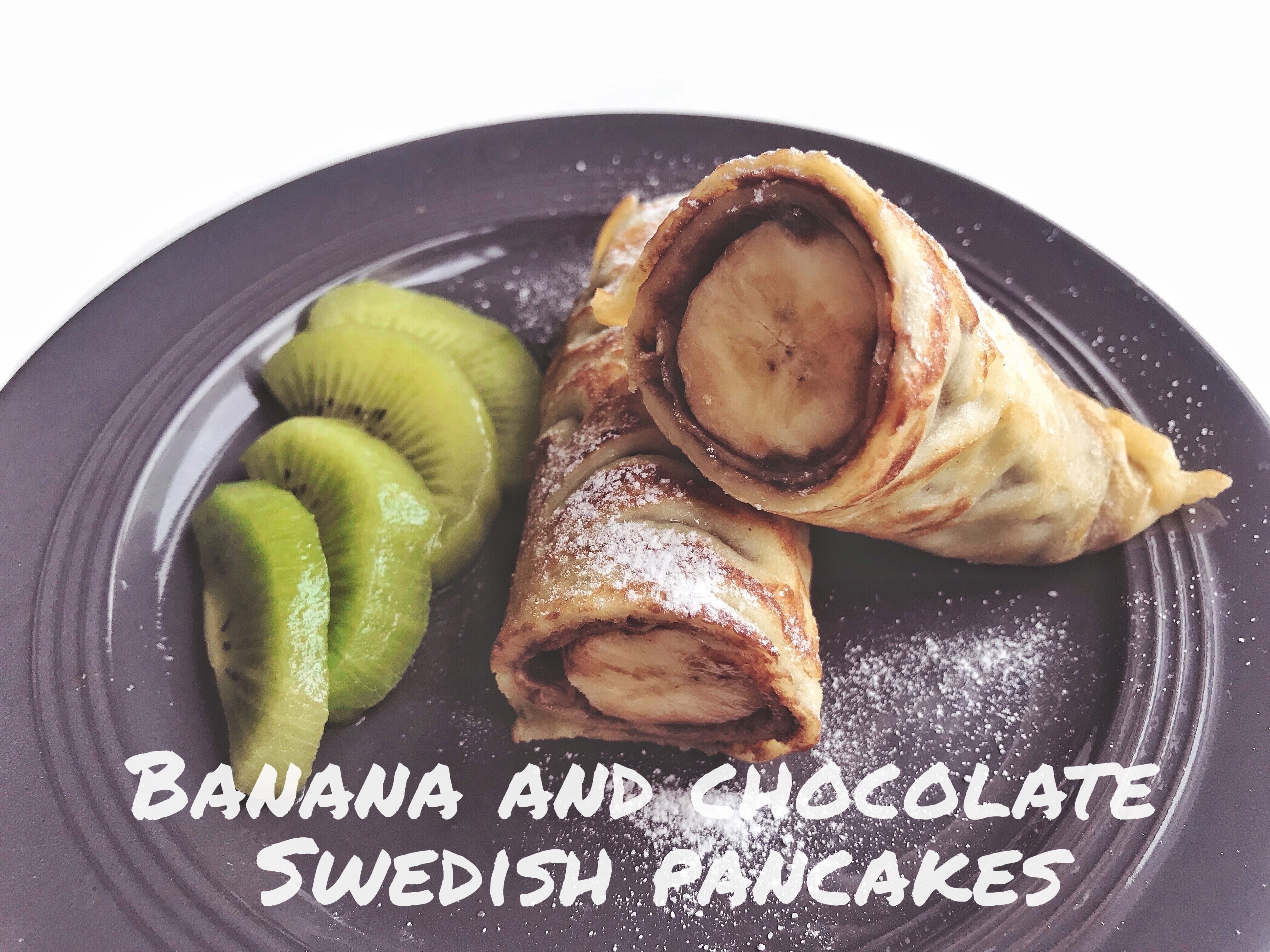 瑞典风味香蕉巧克力薄饼的做法