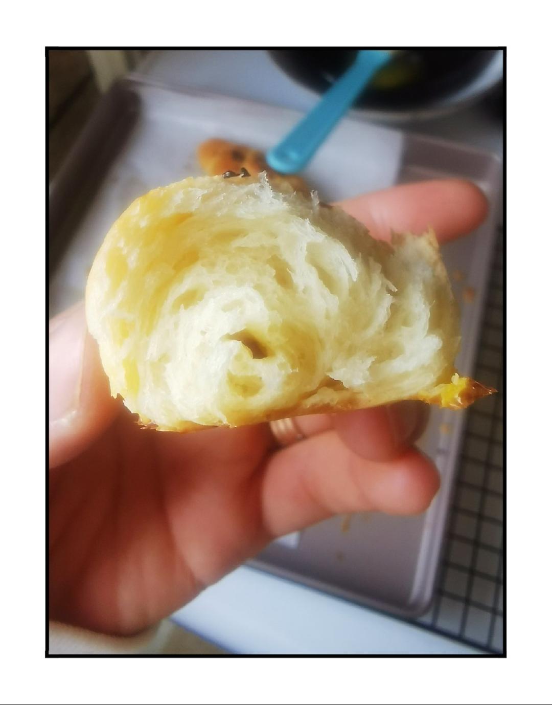 奶香牛角包—新手入门级的面包