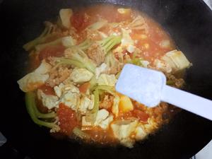 西红柿菜花炖豆腐的做法 步骤22
