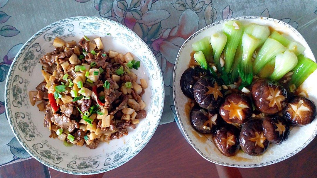 蚝油香菇小油菜