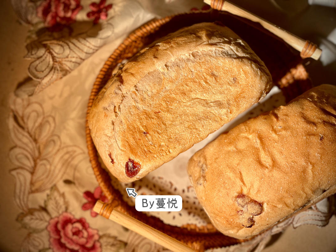 软噗噗的红酒全麦小葡萄