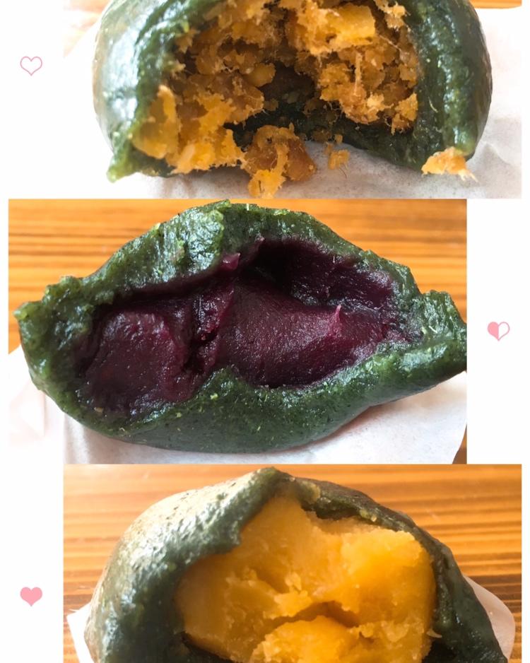 《Tinrry+》咸蛋黄肉松青团+红豆沙青团