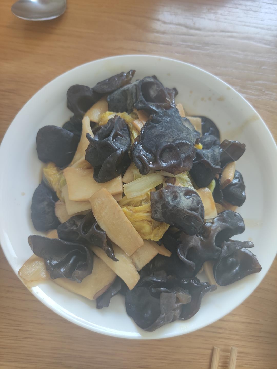 蚝油杏鲍菇炒娃娃菜