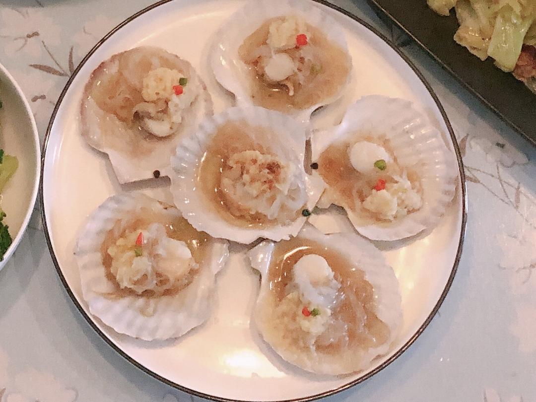 蒜蓉蒸扇贝