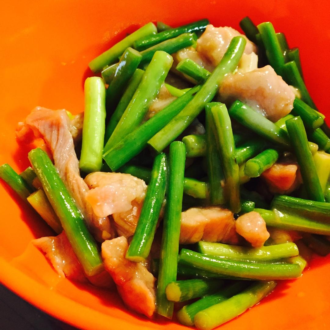 ivettelee做的蒜心炒瘦肉