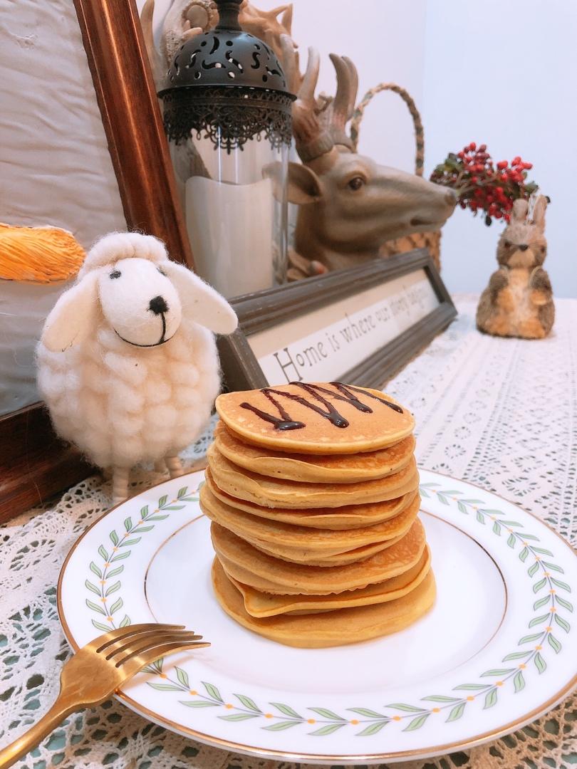 无油无糖香蕉松饼