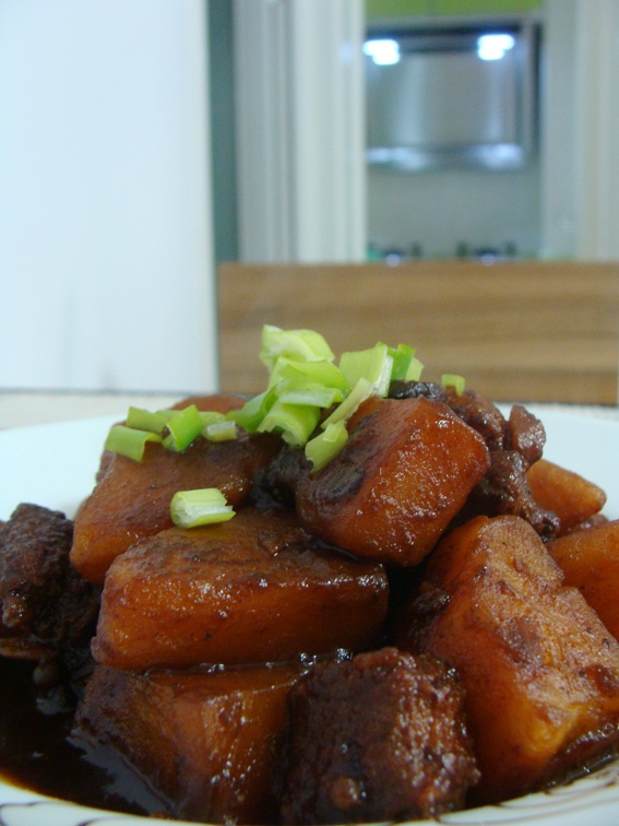 红焖土豆牛肉