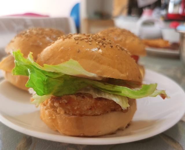 双味汉堡🍔(牛肉堡,鸡排堡)的做法