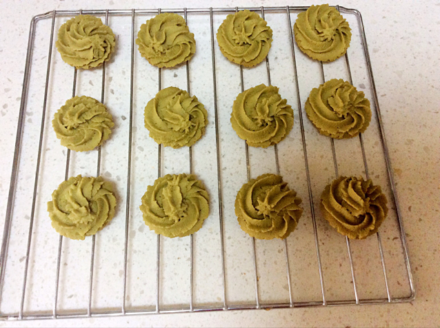 香甜抹茶曲奇饼干