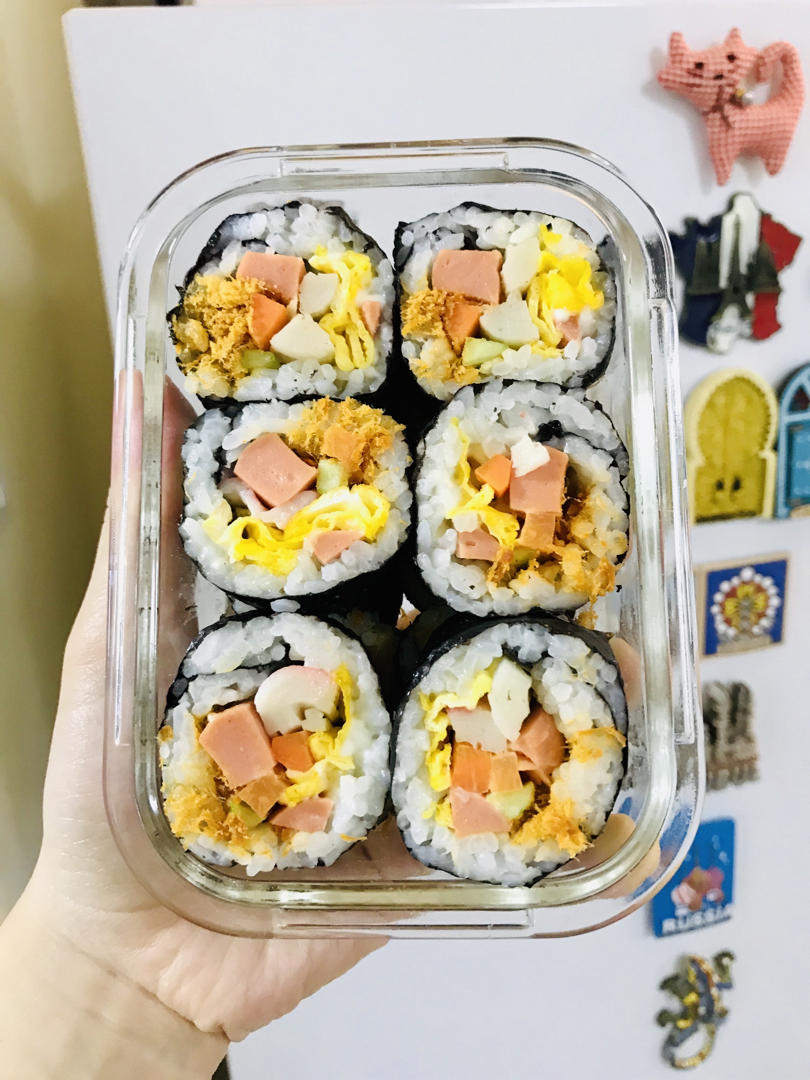 皮薄馅大超好吃，小白很容易入手的基础款寿司