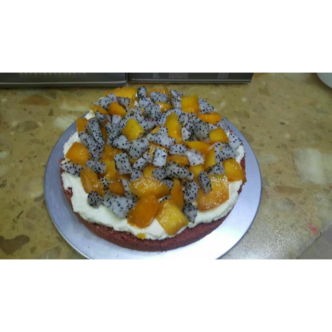 暖心红丝绒蛋糕［6寸绵软戚风版 ］