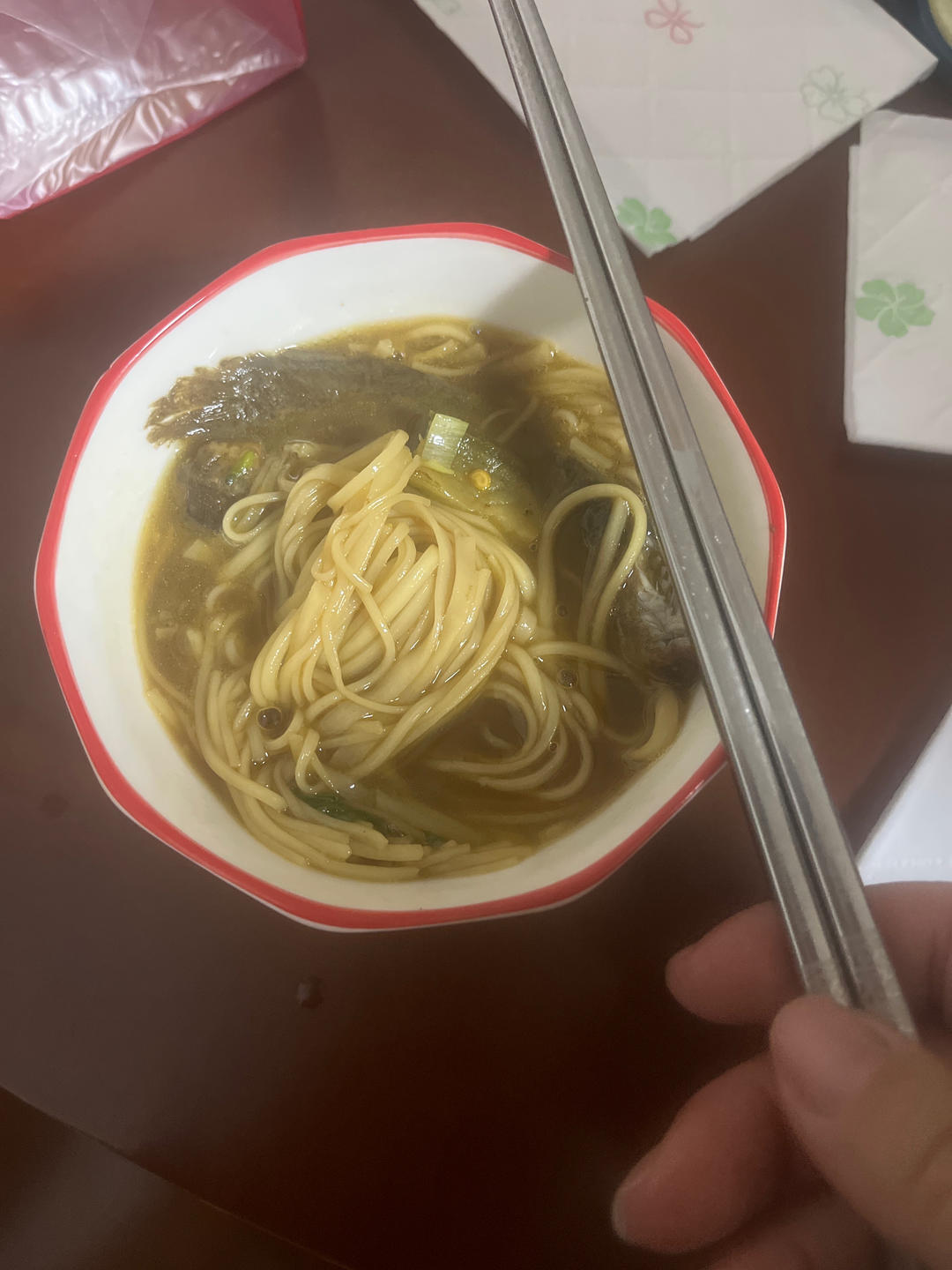 徽菜之泥鳅挂面