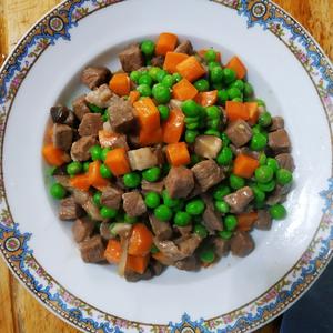 正餐之豌豆牛肉粒的做法 步骤12