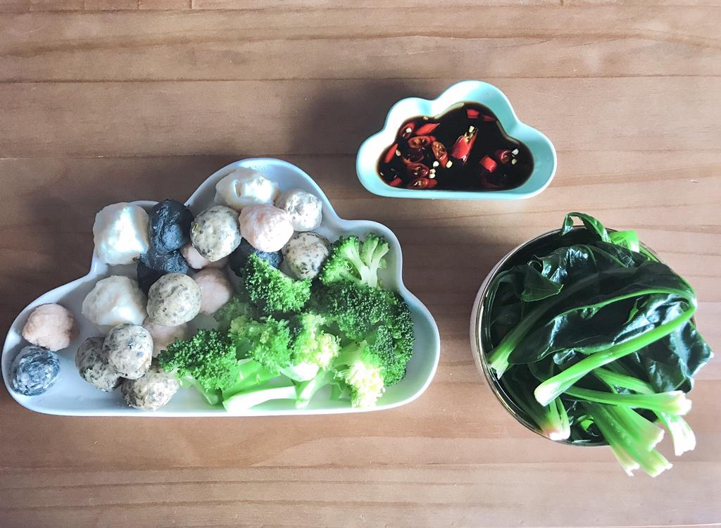 减肥不能少的营养餐—水煮海鲜丸