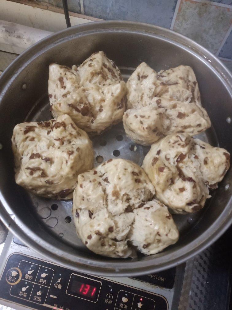 新手也能爆开花的老面红糖大枣开花馒头（泡打粉版or无泡打粉版）