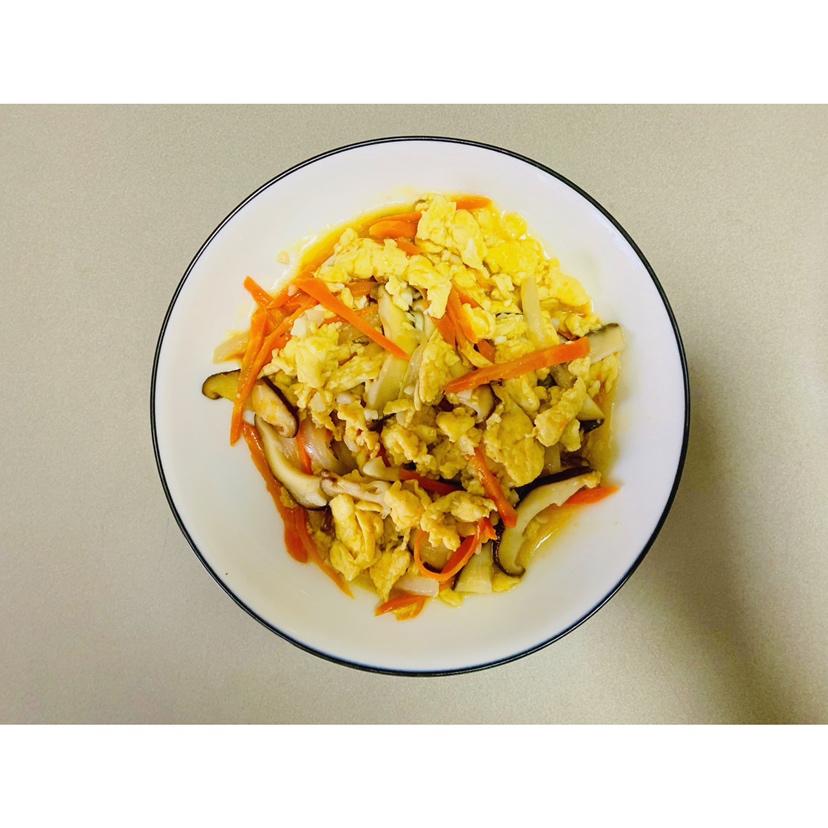 胡萝卜炒鸡蛋