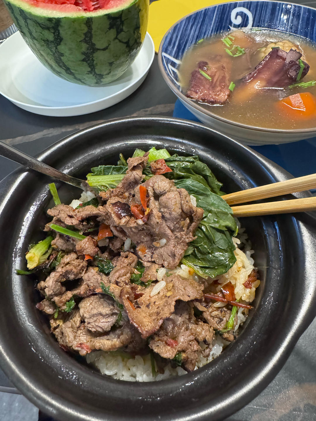 只用加热6分钟的煲仔饭