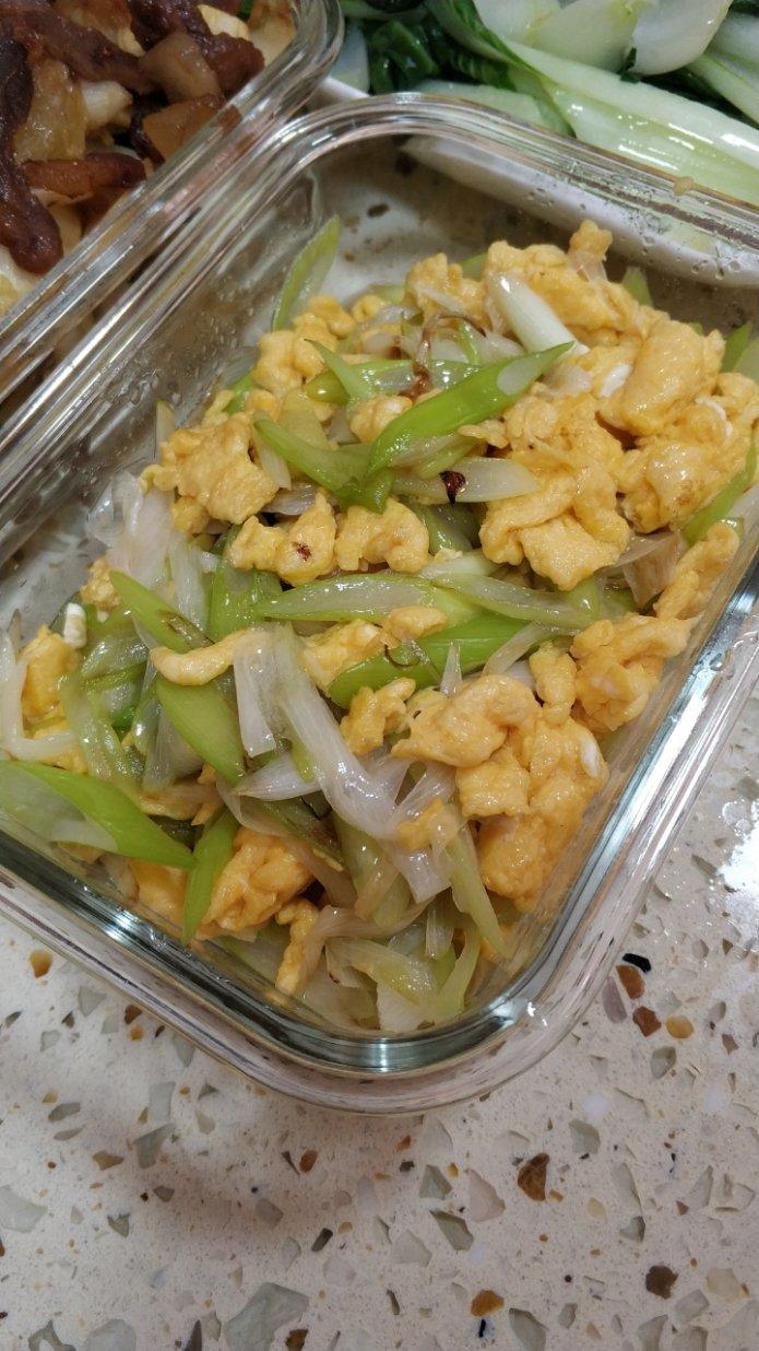 大葱炒鸡蛋