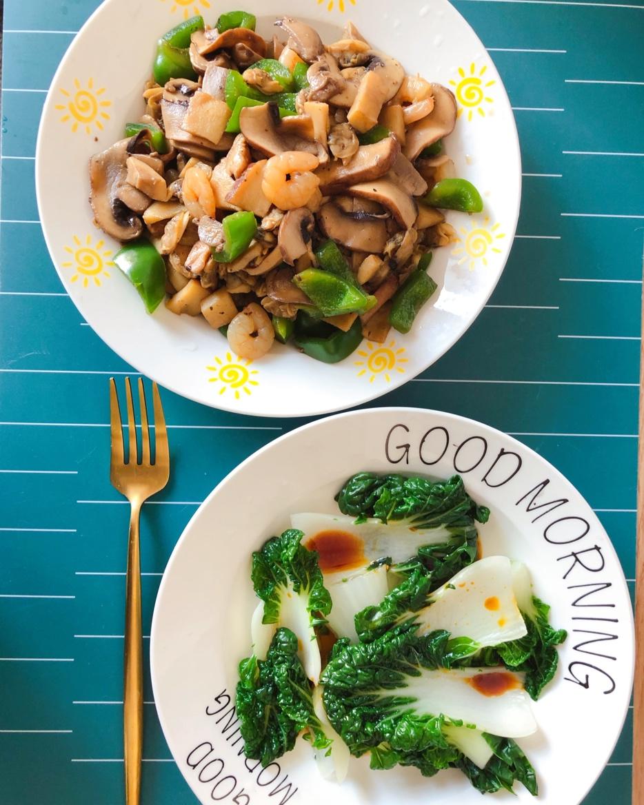 杂菇凉拌鸡胸肉丝减肥瘦身餐