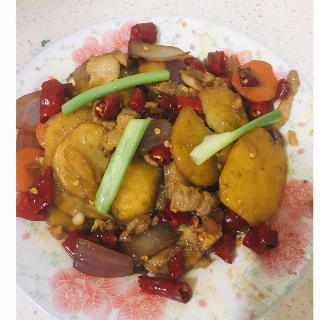 干锅土豆片