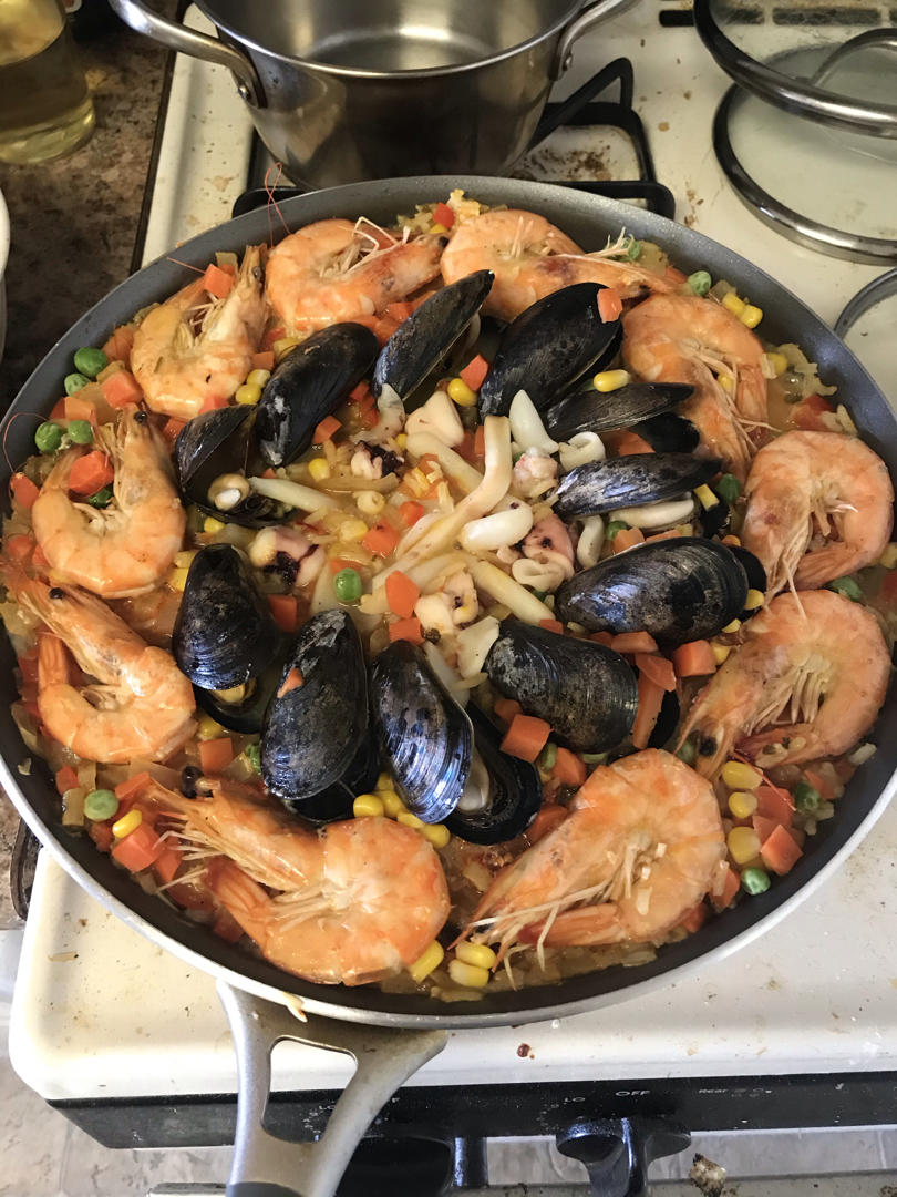 【曼食慢语】Seafood Paella 西班牙海鲜饭