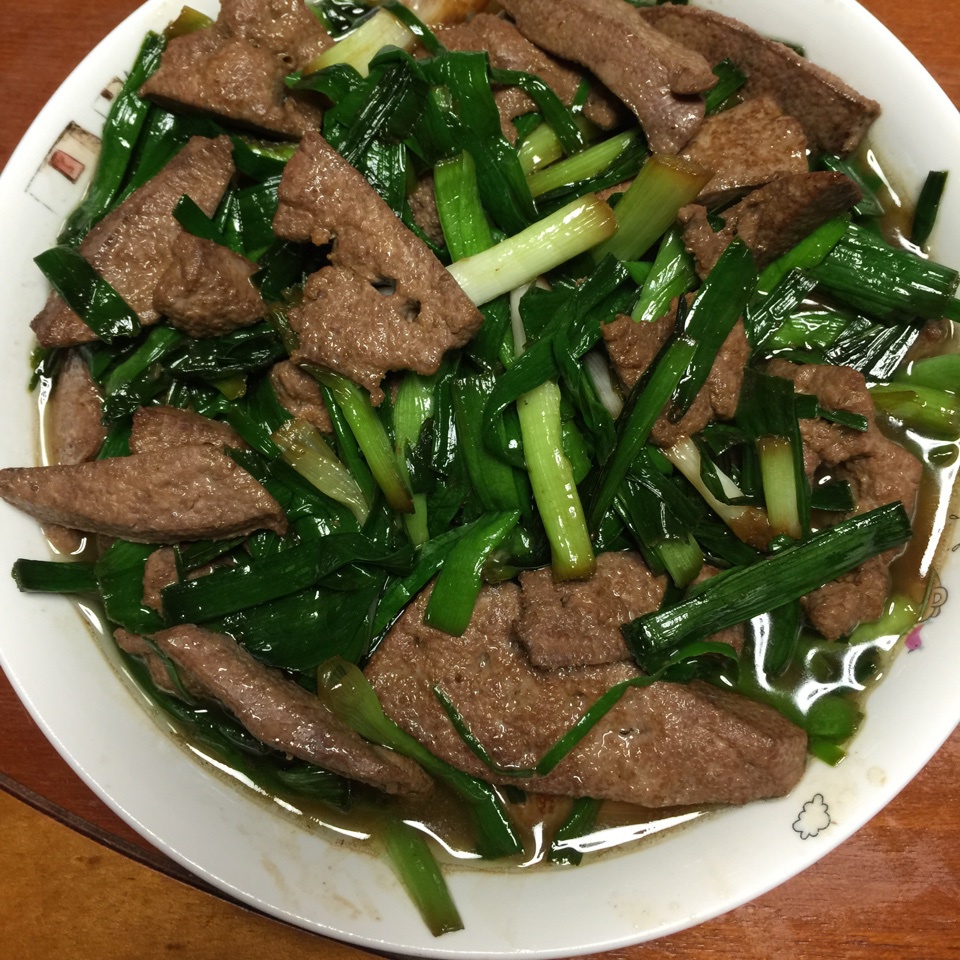 小小-408做的大蒜炒猪肝