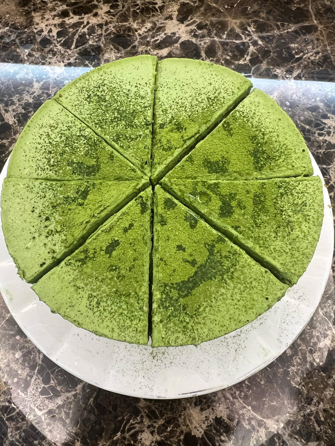 抹茶双享慕斯
