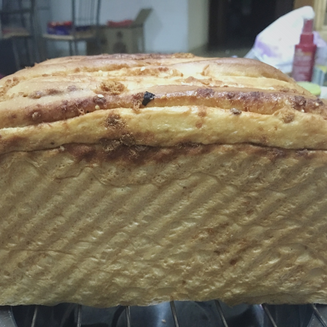 肉松酸奶手撕吐司～冷藏发酵