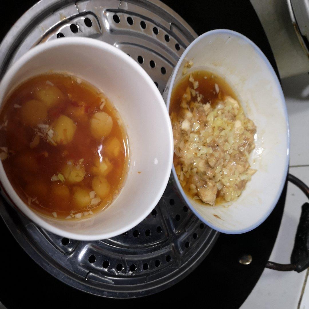 蒜蓉蒸鸡胸（鸡腿）