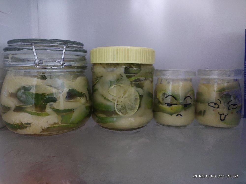 自制青柠蜂蜜茶