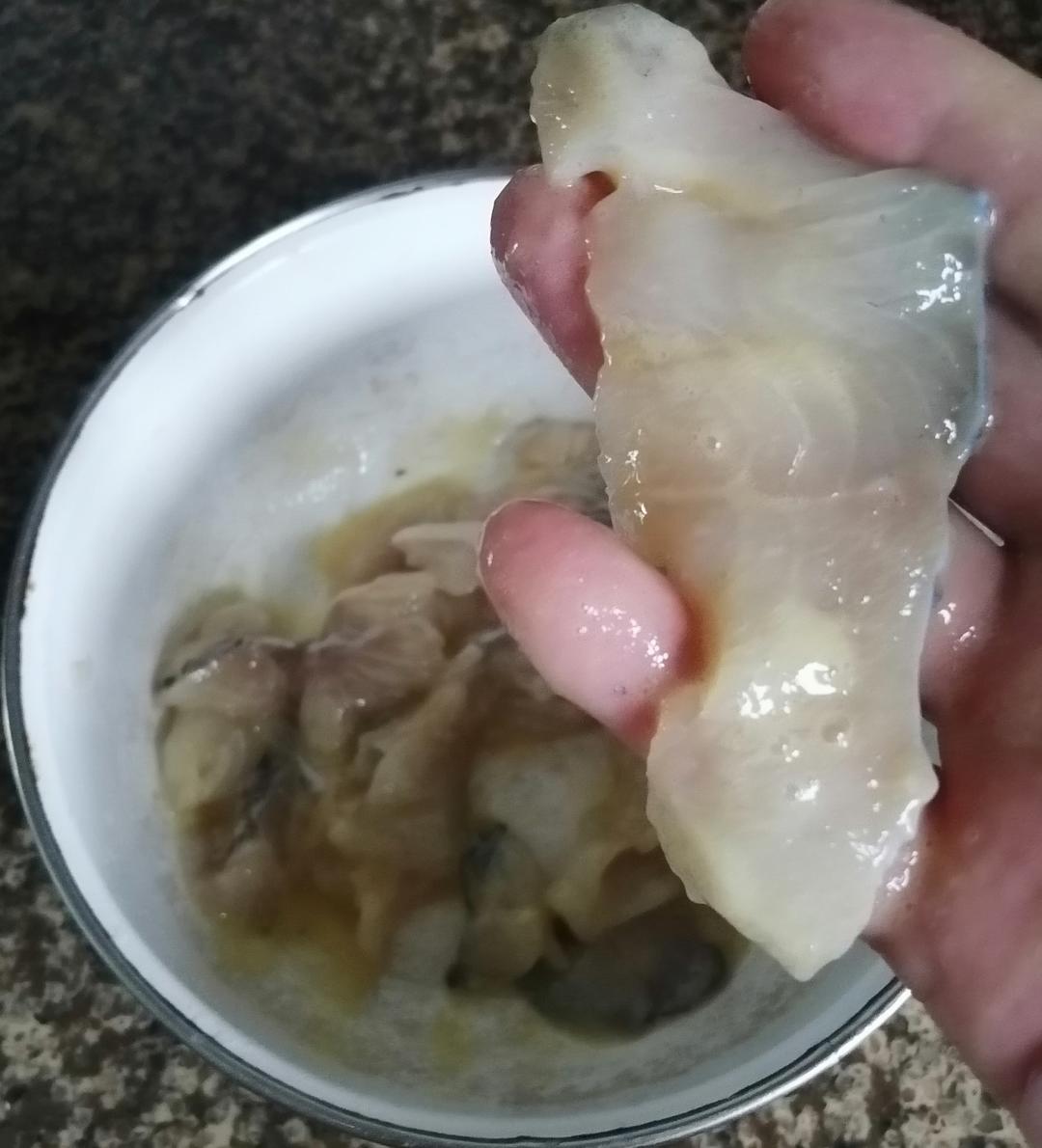 滑嫩不碎腌鱼片