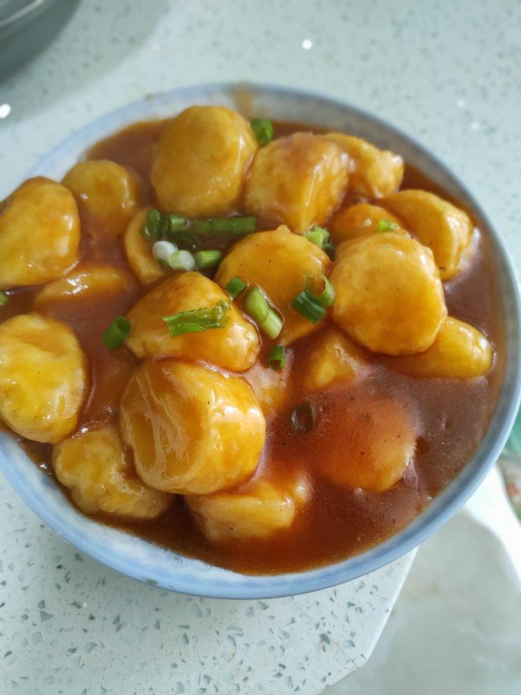 脆皮茄汁日本豆腐
