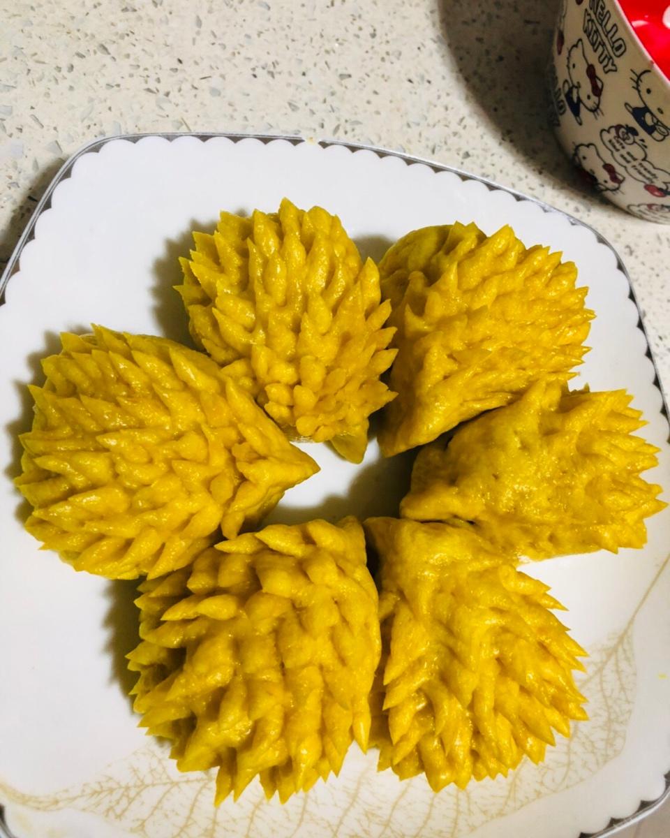 南瓜元宝馒头