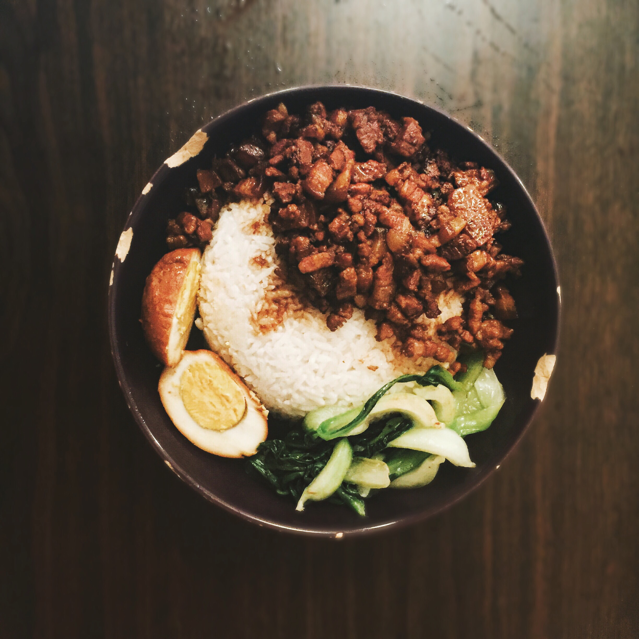洋葱酥卤肉饭