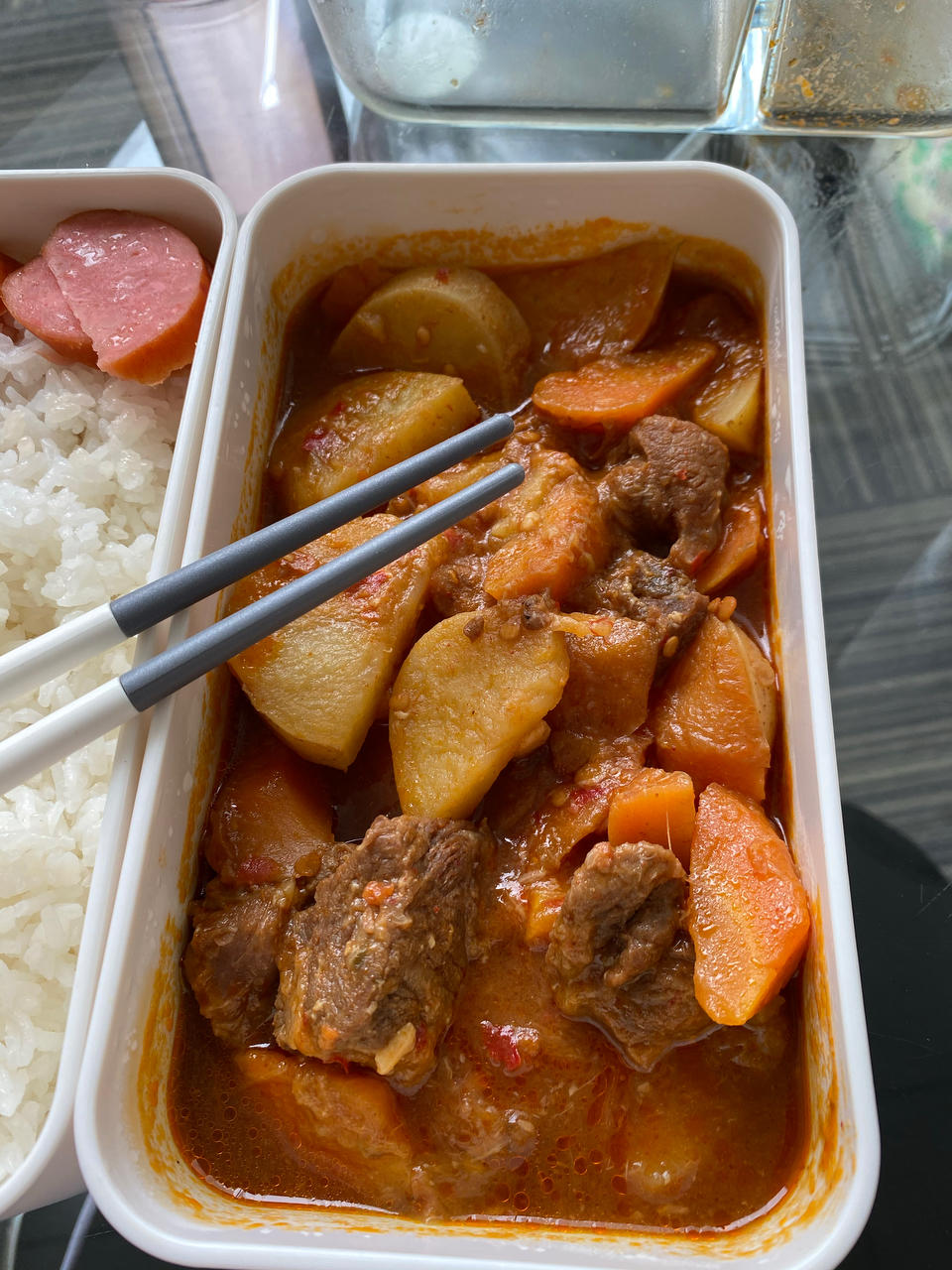 土豆焖牛腩