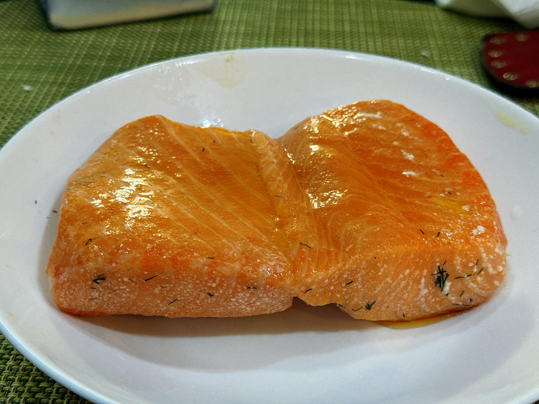 Confit salmon法式油封三文鱼（纪念日之主菜）